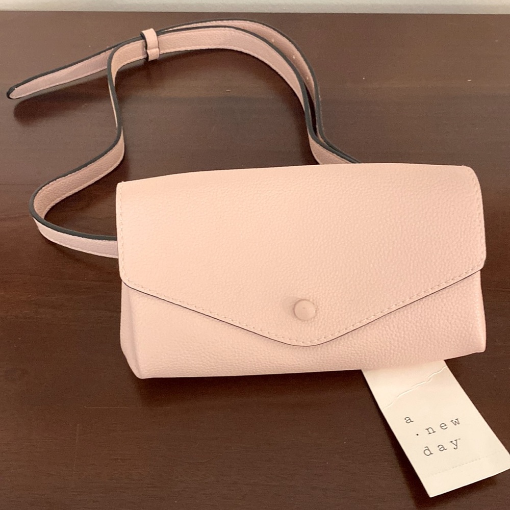 NWT Blush Pink A New Day Target Waist Bum Belt Bag Purse